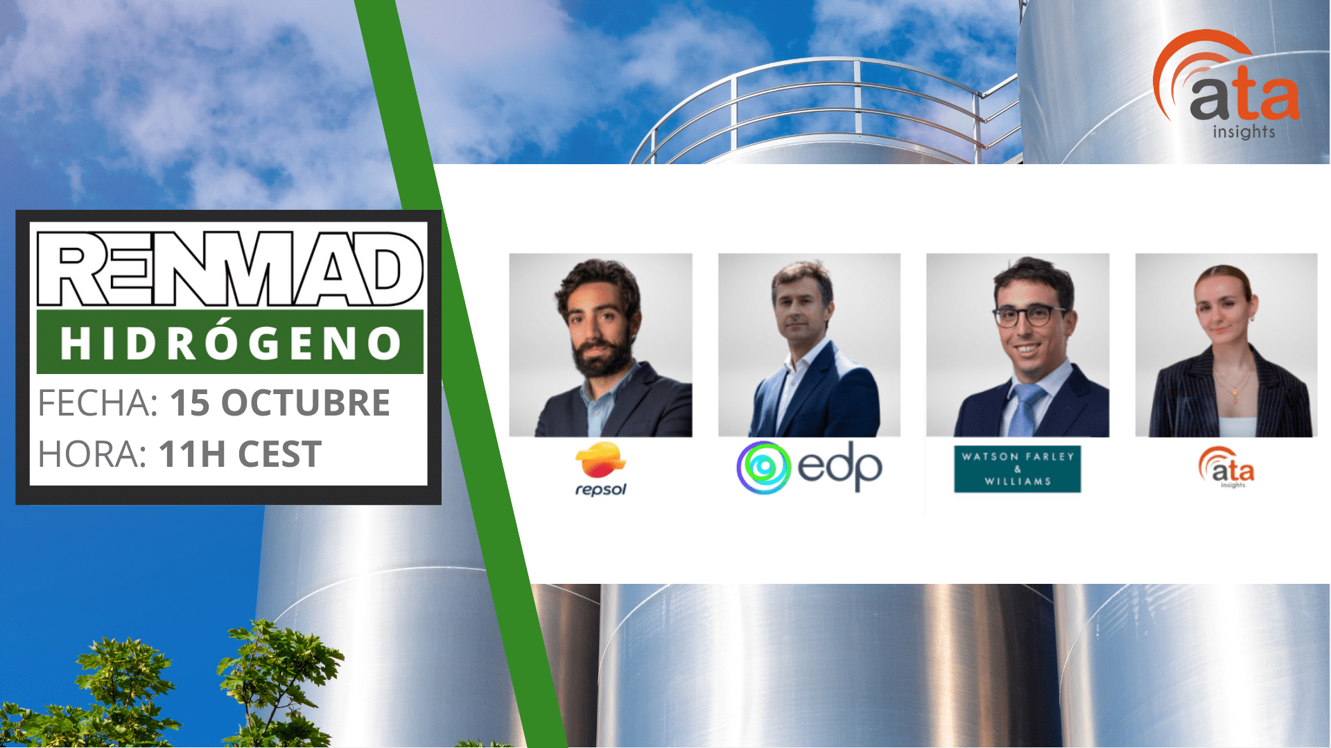 Webinar – Impacto del acto delegado del H2 low carbon en el H2 renovable: implicaciones y oportunidades