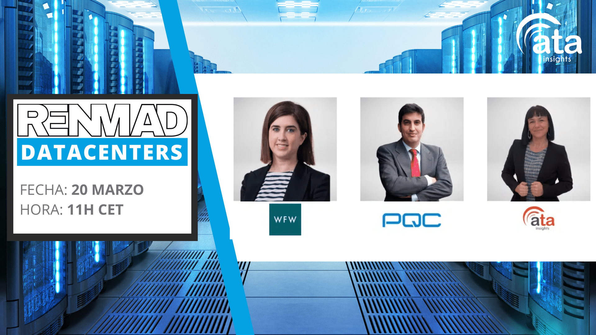 Webinar – Tramitación eficaz de proyectos de datacenters en España: herramientas y estrategias clave