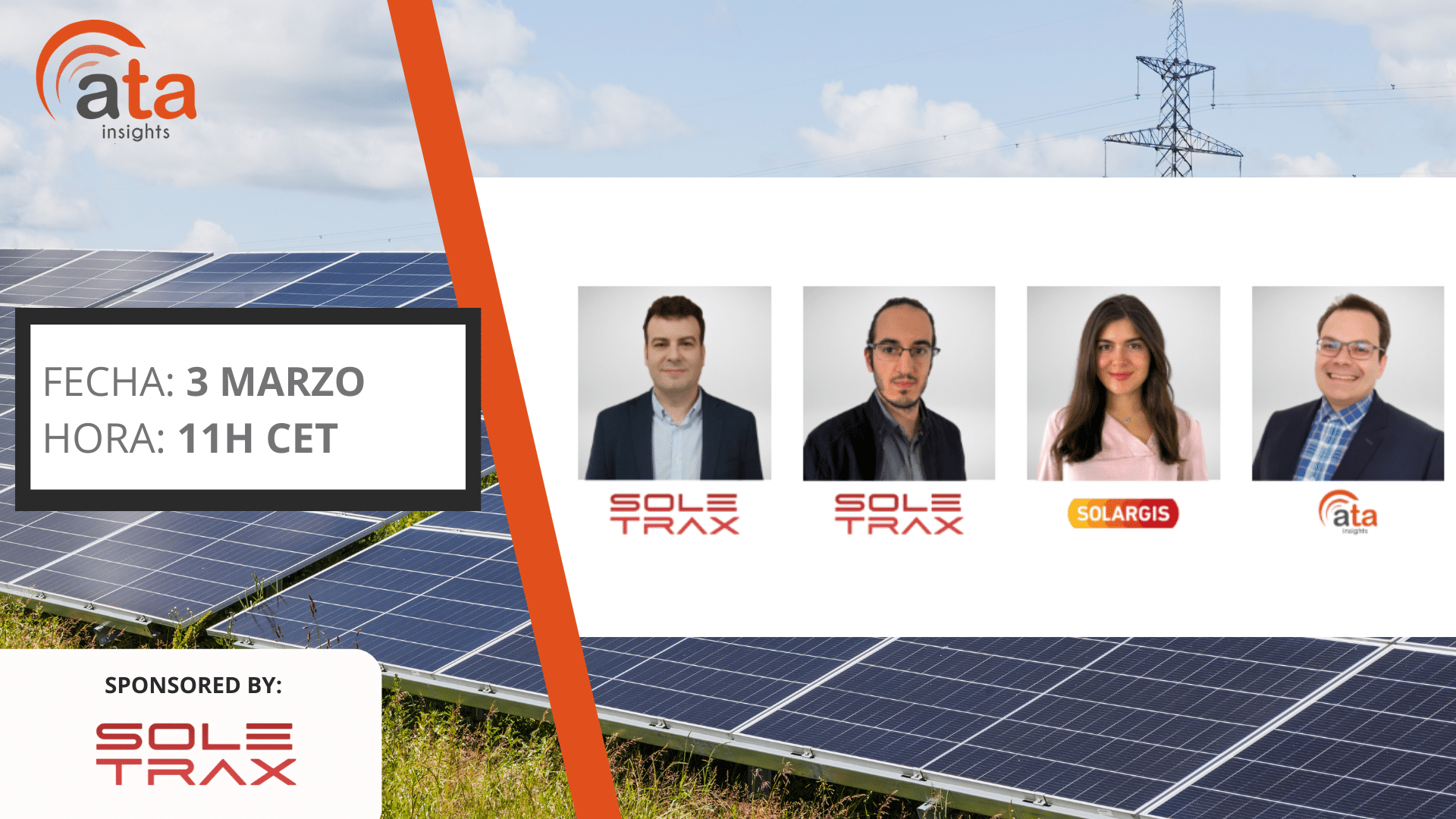 Webinar – Más energía, menos riesgo: cómo los datos fiables mejoran el seguimiento solar
