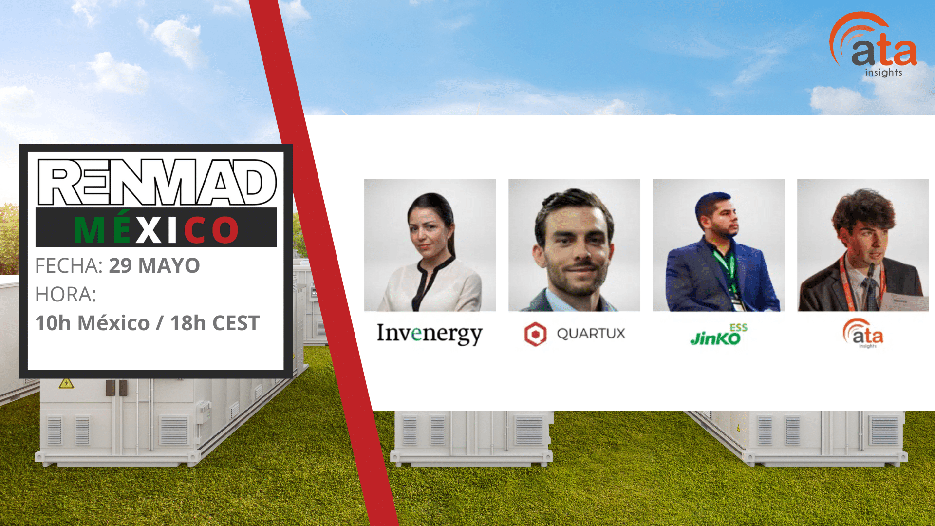 Webinar: Almacenamiento energético, la clave para la estabilidad de la red eléctrica