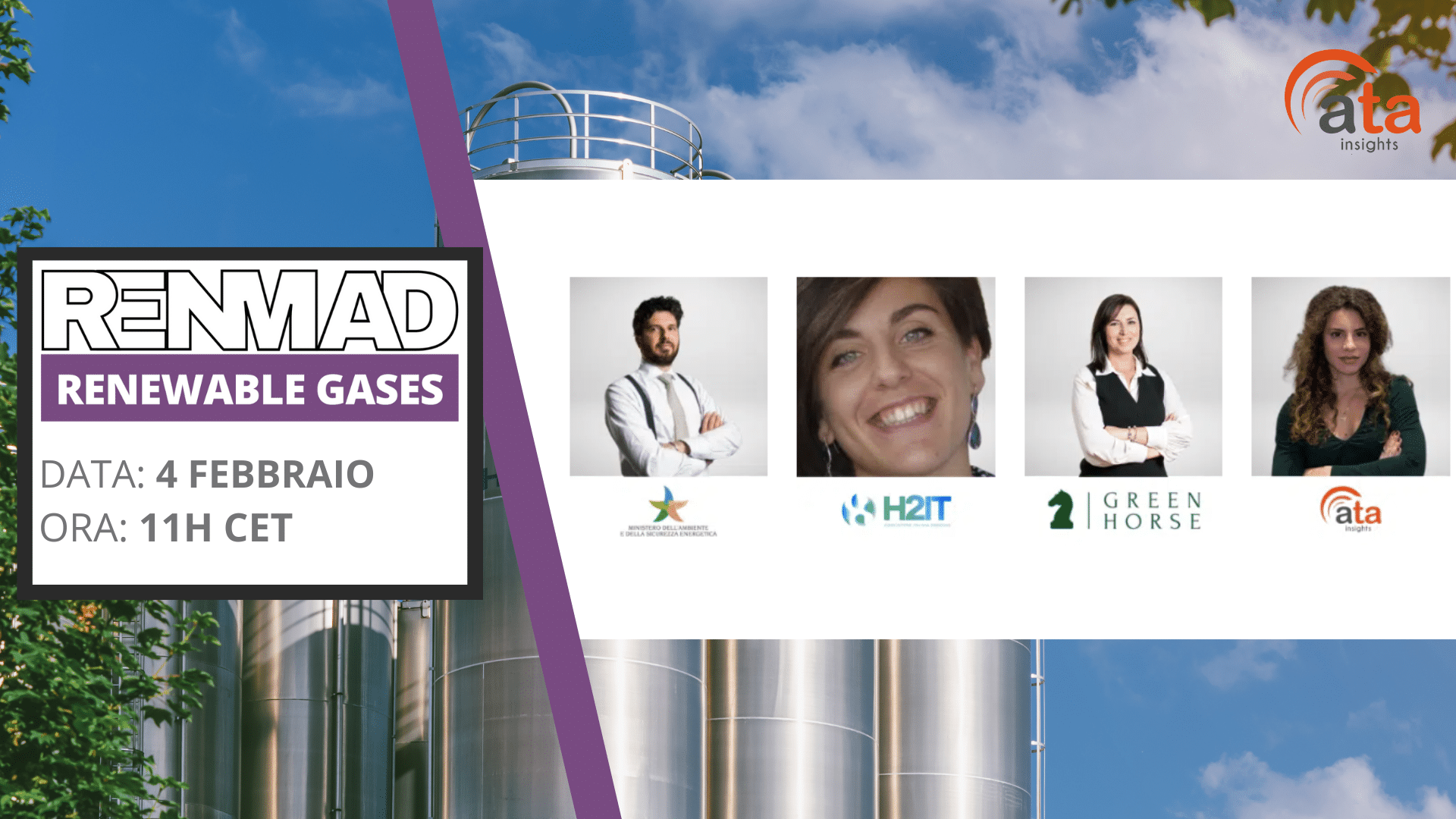 Webinar: Alla scoperta della strategia e della roadmap italiana sull’idrogeno