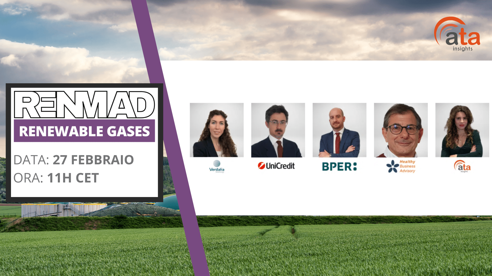 Webinar: Sbloccare i finanziamenti privati per i progetti di biometano in Italia