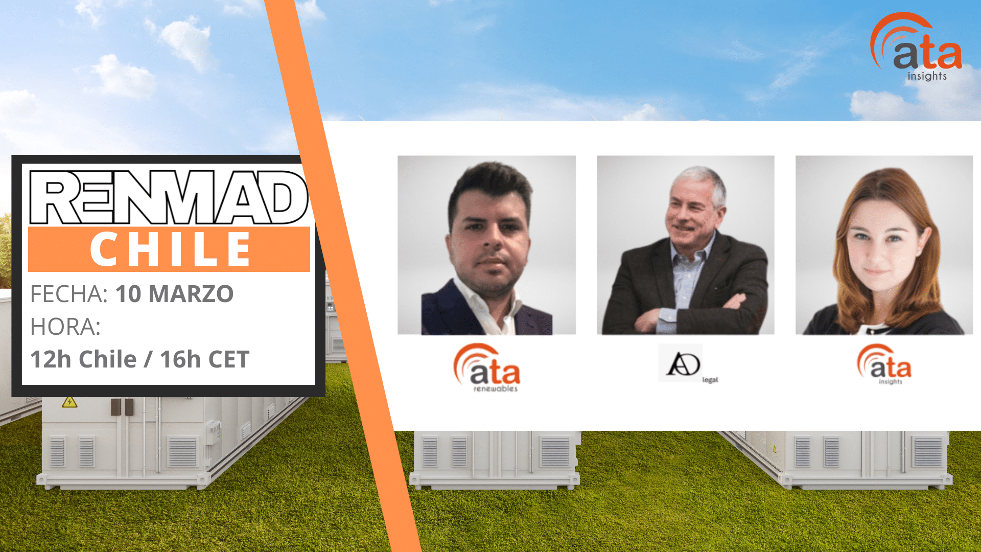 Webinar: Baterías en Chile: mercado, regulación y futuro del almacenamiento