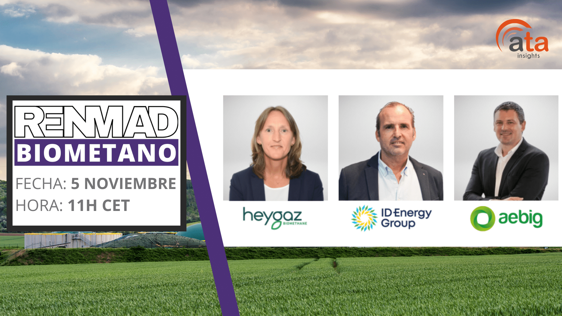 Webinar: Biometano seguro, sostenible y socialmente responsable
