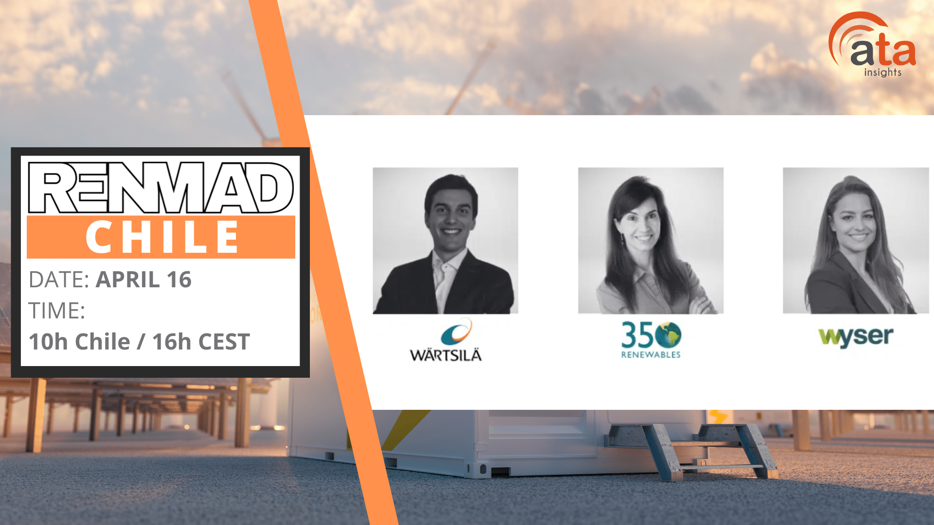 Webinar: Maximizing opportunities and overcoming challenges for battery energy storage in Chile