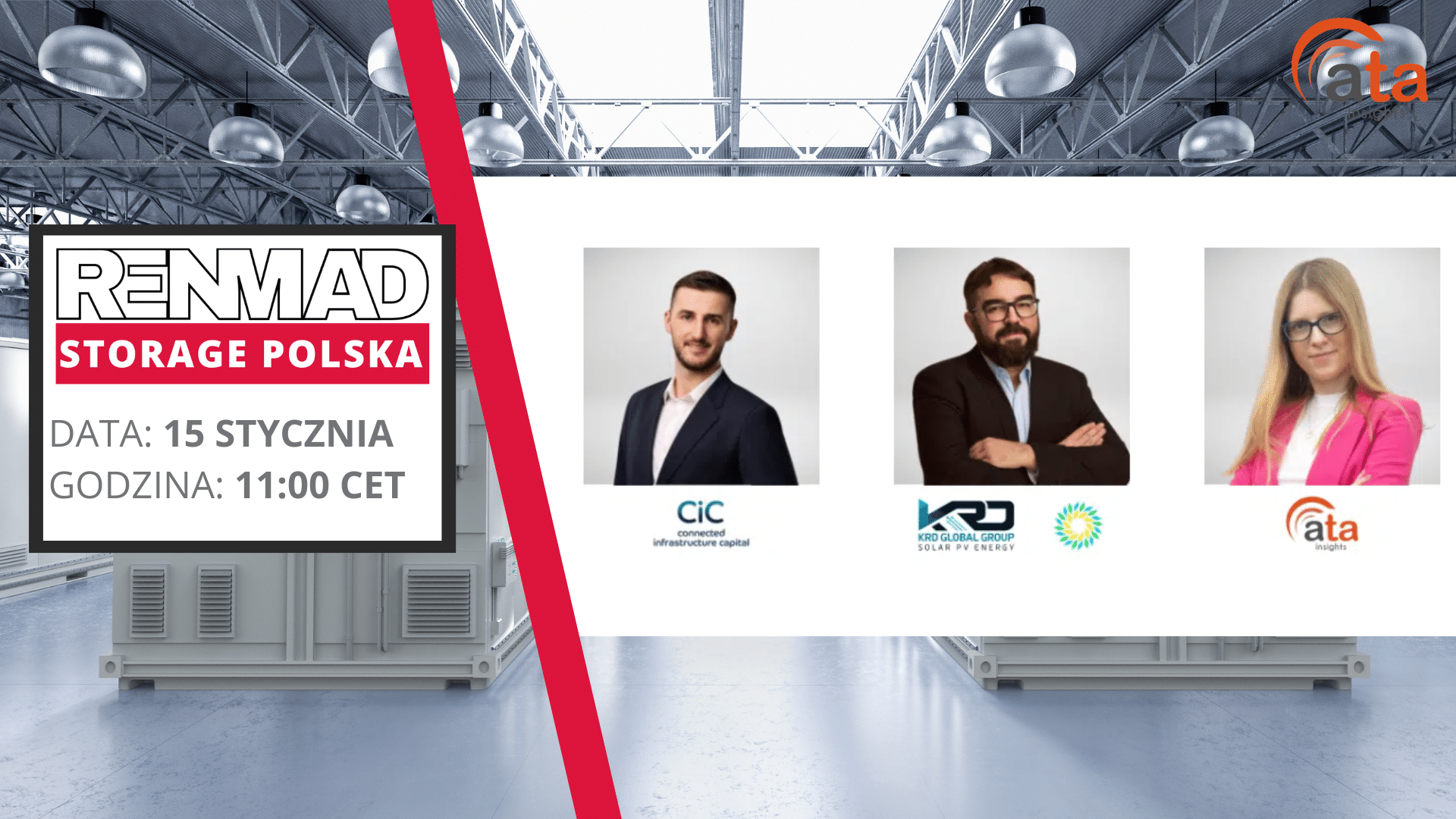Webinar: Wydawanie pozwoleń dla wielkoskalowych systemów BESS w Polsce