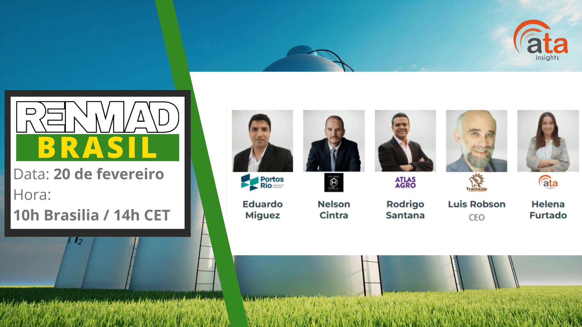 Webinar: Oportunidades do hidrogênio verde no Brasil