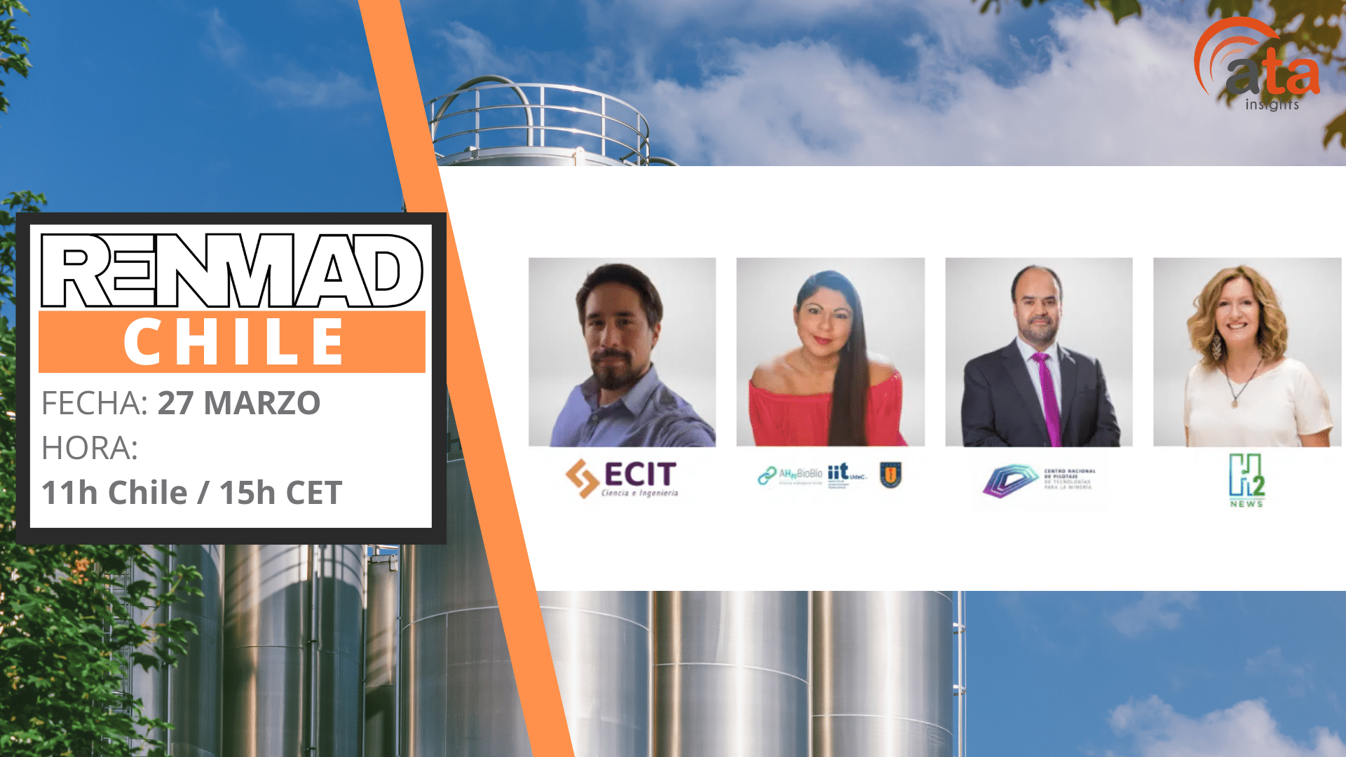Webinar: Superando barreras en el desarrollo del hidrógeno verde en Chile